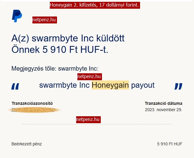 Honeygain Payment