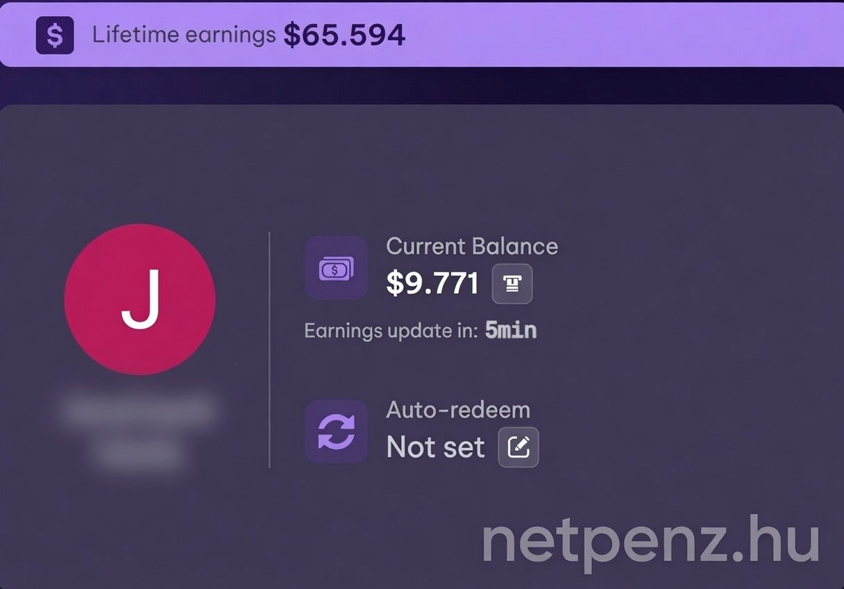 EarnApp Irányítópult
